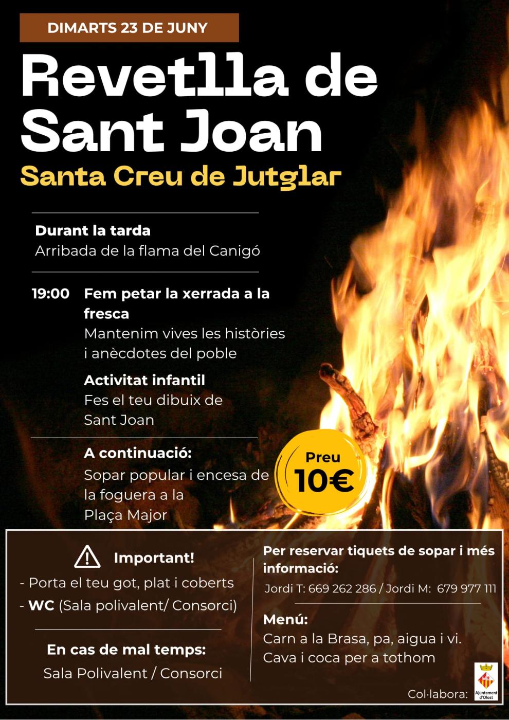 Revetlla de Sant Joan a Santa Creu de Jutglar